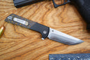 North Mountain Chop2 2407-CCFDM 3.5in SLD-Magic Steel Aluminum Alloy Carbon Fiber Handle