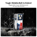 Olight Oclip Pro 500 Lumen Clip on Flashlight W/ Floodlight, Spotlight, and Red Light - Stars and Stripes Edition