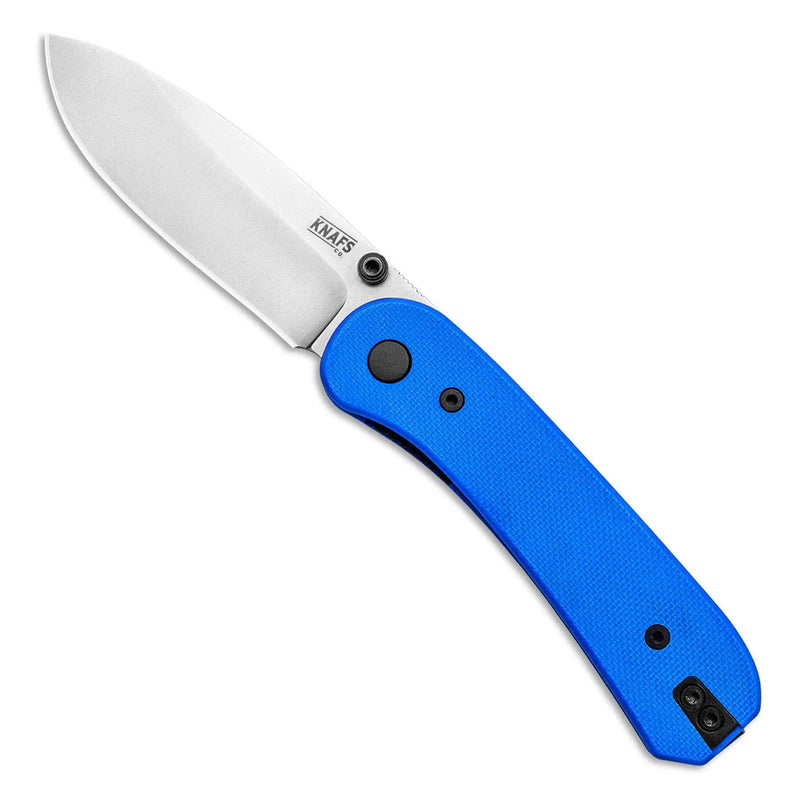 Knafs Lander 1 Folding Pocket Knife 2.75in D2 Steel Blue G10 Handles