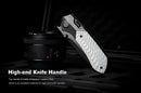 REMETTE RT-Meteor 2.99in Black DLC M390 Blade Titanium + Twill Carbon Fiber Handle RTPT-BD