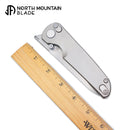 North Mountain Blade Element – 4" M390 Titanium Folding Knife