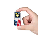 Olight Oclip Pro 500 Lumen Clip on Flashlight W/ Floodlight, Spotlight, and Red Light - Stars and Stripes Edition