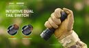 Acebeam P17 flashlight with dual switch and 21700 battery