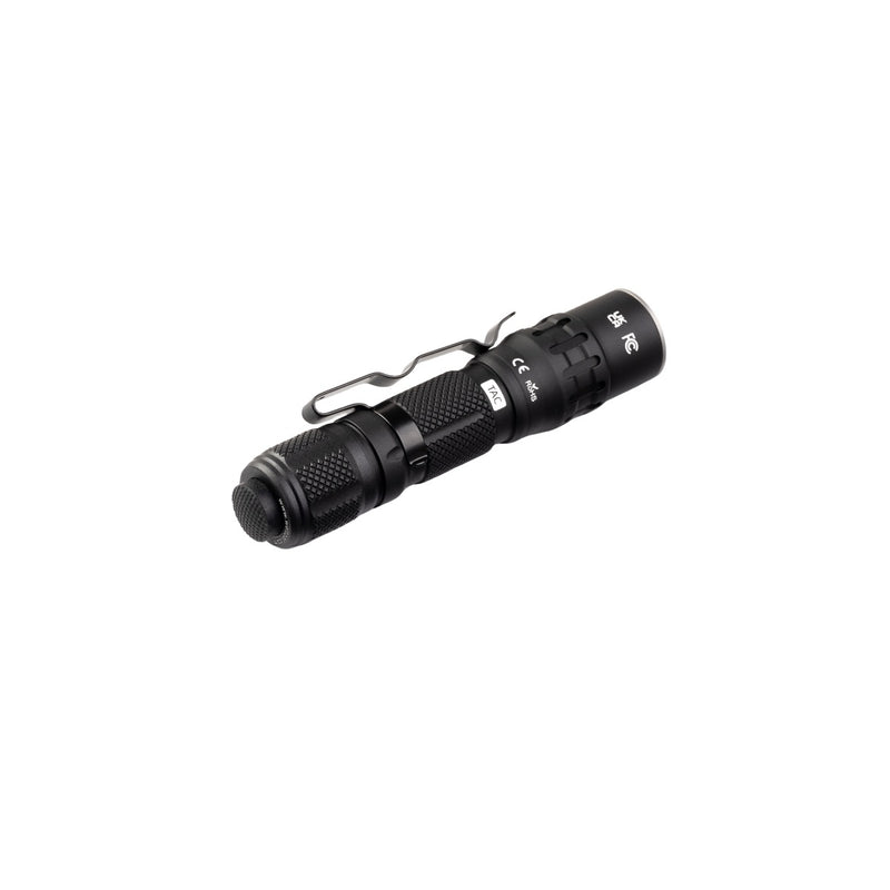 best rechargeable 14500 flashlight Weltool T1 Pro TAC Compact 540 lumen output tactical torch Black