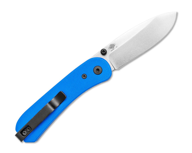 Knafs Lander 1 Folding Pocket Knife 2.75in D2 Steel Blue G10 Handles