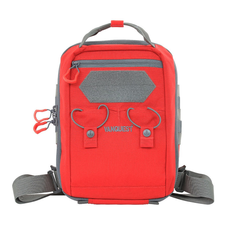 Vanquest FATPack-Pro Small Medical Backpack - Black / Red / Gray