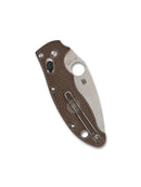 Spyderco Manix 2 Lightweight – CPM 15V Sprint Run, Brown FRCP Handle – Model C101PBN15V2