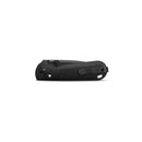 Benchmade 430BK-02 Redoubt AXIS‑Lock Folding Knife – 3.55″ CPM‑D2 Drop Point, Textured Grivory Handle, Black Finish