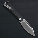 Kunwu Geezer J708F Slipjoint Knife – 3.22" Satin Elmax Blade, Carbon Fiber Handle