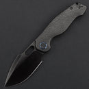 Kunwu Gringo 3.7in DLC S390 Blade Honeydew Texture DLC Titanium Handle K712T-4
