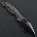 Kunwu Gringo 3.7in DLC S390 Blade Honeydew Texture DLC Titanium Handle K712T-4