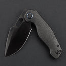 Kunwu Gringo 3.7in DLC S390 Blade Honeydew Texture DLC Titanium Handle K712T-4