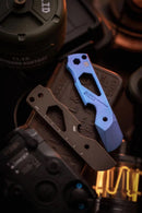 North Mountain Blade Titanium alloy Crowbar / Bottle Opener / Multitool - Blue