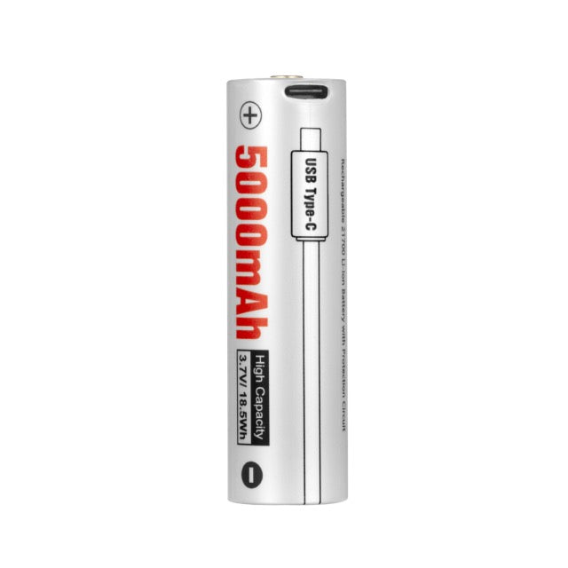 Lumintop 21700 5000mAh USB-C Rechargeable Battery
