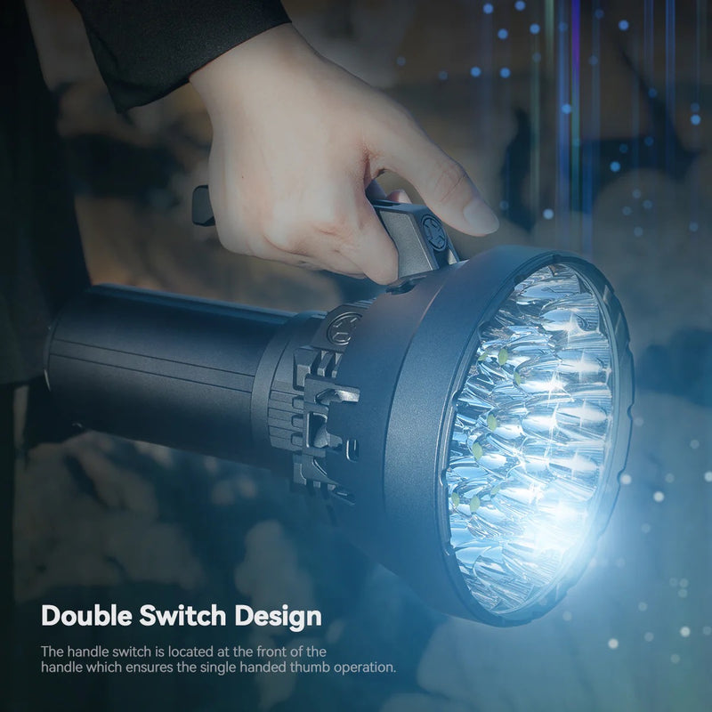 Imalent MS32 200,000 Lumen Rechargeable LED Flashlight - Brightest Handheld Flashlight In The World