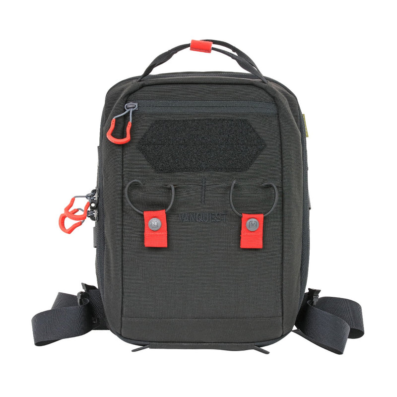 Vanquest FATPack-Pro Small Medical Backpack - Black / Red / Gray