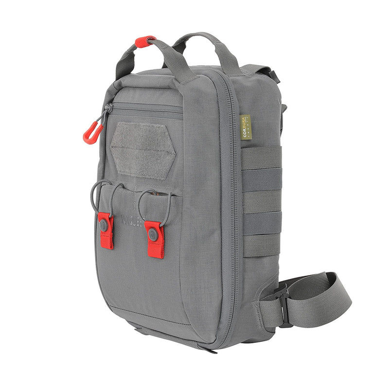 Vanquest FATPack-Pro Small Medical Backpack - Black / Red / Gray