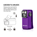 Olight Oclip Pro Purple 500 Lumen Clip on Flashlight W/ Floodlight, Spotlight, and Red Light