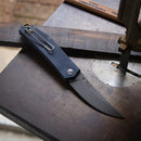 Giant Mouse ACE Clyde 3in 20CV Stonewashed Blade Denim Micarta Handles