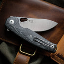 Giant Mouse ACE Jagt 3.27in Magnacut Blade Black Canvas Micarta Handle