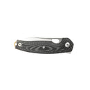 Giant Mouse ACE Jagt 3.27in Magnacut Blade Black Canvas Micarta Handle
