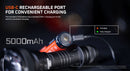 Acebeam L35 2.0 Orange 5000 Lumen Tactical Flashlight USB-C Rechargeable 21700 Battery Included