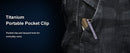 Remette RT-Peregrine Falcon 3.15in Reverse Tanto M390 Blade Titanium Handles RTT1-BGX