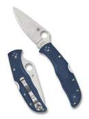 Spyderco Endela Lightweight C243PCBL – 3.41" CPM SPY27 Blade, Cobalt Blue