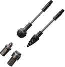 Microtech Anax Framelock DLC Partially Serrated M390 Blade Titanium / Carbon Fiber Handles (MCT190C2DLC)