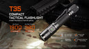 ACEBEAM T35 Tactical EDC Flashlight – USB-C Rechargeable, Up to 1900 lm with SFT‑40 LED, Includes 18650 Battery