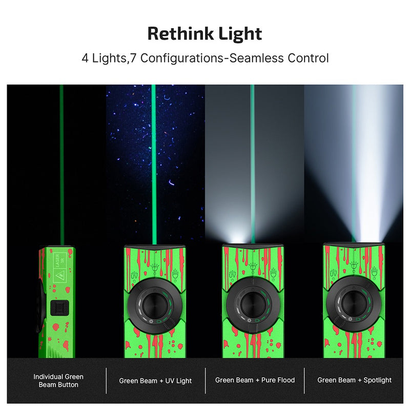 Olight ArkPro Brand New 1,500 Lumen EDC Flashlight - Zombie Green