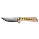 North Mountain Blade Chop 2 – 3.5" SLD-Magic San Mai Tanto | Aluminum Bronze CNC Exclusive (2403B)