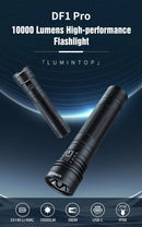 Lumintop DF1 PRO Long Run-Time 10,000 Lumen Rechargeable LED Flashlight 1 * 33140 Battery Included