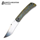 North Mountain Blade Jellyfish 3in ZDP189 Steel Toxic Storm Carbon Fiber Handle
