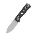 QSP Canary Glyde Lock Pocket Knife 2.84in Stonewashed 14C28N Blade Black G10 Handle (QS150GL-A1)