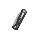 QSP Canary Glyde Lock Pocket Knife 2.84in Stonewashed 14C28N Blade Black G10 Handle (QS150GL-A1)