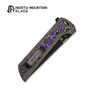 North Mountain Blade 2406-PRCF-DLC Chop 2 Folding Knife 3.5" Tanto DLC Blade Joker Ceramic Carbon Fiber Handle