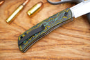 North Mountain Blade Jellyfish 3in ZDP189 Steel Toxic Storm Carbon Fiber Handle
