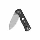 QSP Canary Glyde Lock Pocket Knife 2.84in Stonewashed 14C28N Blade Black G10 Handle (QS150GL-A1)