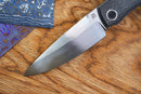 North Mountain Blade Guardian 3.5in SLD Magic Steel Marble Carbon Fiber Handle