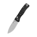 QSP Ripley Glyde Lock Pocket Knife Stonewash 14C28N Blade Black G10 Handle (QS160-A1)