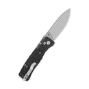 QSP Ripley Glyde Lock Pocket Knife Stonewash 14C28N Blade Black G10 Handle (QS160-A1)