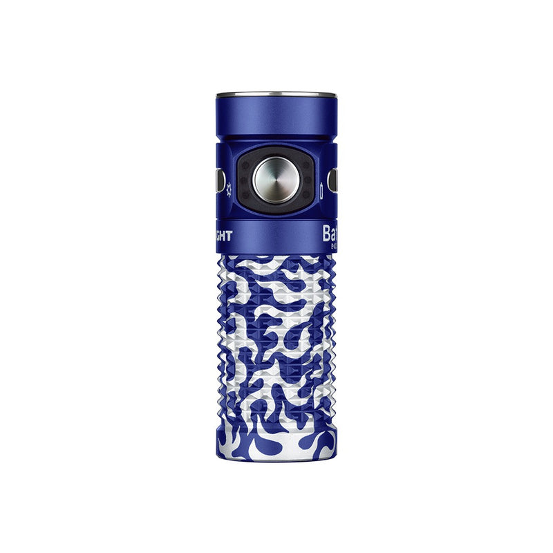 Olight Baton 4 1300 Lumen Rechargeable Compact Powerful EDC Flashlight - Blue Phantom