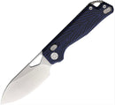 Kunwu Pulsar 3.34in Elmax Blade Black and Blue G-mascus Handle X705A-2