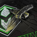 Heretic Knives Medusa Manual Tanto Cel Shading OD Green