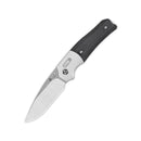 QSP Vault Glyde Lock Pocket Knife 3.25in 14C28N Blade Black Micarta Handle (QS157-A1)