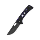 QSP Unicorn 3.25in 14C28N Black / Purple G10 Handles QS156-B2
