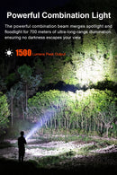 Lumintop W2 2-in-1 600 Lumen Outdoor Torch & COB LED Flashlight USB-C Rechargeable
