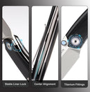 Remette Wild Species GC103-B – 3.27" 14C28N Drop Point Folding Knife, Black G10 Handle