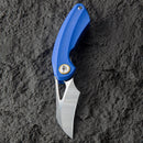 Bestech Knives BIHAI BG53D-1 Folding Knife 2.15in 14C28N Steel Blue G10 Handles